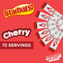 Starburst Singles To Go Powdered Drink Mix & Just Add Water -12 Boxes with 6 Packets Each 72 Total Servings (Sugar Free), Cherry, 7.08 Oz...