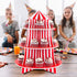 Super Z Outlet 3 Tier Cupcake Foam Stand with Circus Carnival Tent Design for Desserts, Birthdays, Decorations...