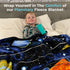 Dawhud Direct Fleece Throw Blanket - 50x60-Inch Plush Space Blanket with Solar System Design for Kids and Adults - Soft and Cozy for Bed, Couch, o...