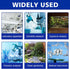 Plastic Hose Barb Fitting, 1/2" x 1/2" Pipe Connectors, Barbed Splicer Mender Joint Adapter Union Fitting, 6 Pcs...