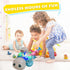 Light Up Musical Crawling Turtle Touch & Go Baby Toy,Colorful Moving Gears,Music LED Educational Toy,Interactive Infant Toddler Kids Toys Gift for...