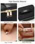 Relavel Makeup Bag, Large Capacity Travel Makeup Bag Organizer, Waterproof Cosmetic Bag with Adjustable Dividers for Women, Make Up Brush Holder M...