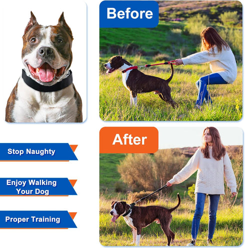 Supet Dog Training Collar for Small Medium Large Dogs with Quick Release Buckle, Adjustable No Pull Dog Collar with Nylon Cover...