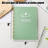 Koogel Spiral Notebook A5, Waterproof Notepad Ruled Notebook 60 Sheets Stone Paper All Weather Notebook for School Office Camping Outdoor Activiti...
