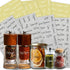 268 Clear Seasoning Jar Labels, Preprinted Kitchen Pantry Organization Labels for Spice Herbs Food Containers Jar Bottle Rack Waterproof Black Whi...