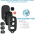 Keyless2Go Replacement for New Shell Case for 4 Button Remote Key Fob FCC HYQ1512Y HYQ12BBX HYQ12BAN - Shell ONLY (2 Pack)...