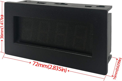 DIGITEN 4 Digital Blue LED Tachometer RPM Speed Meter + Hall Proximity Switch Magnet Sensor NPN + Sensor Mounting Holder for Lathe Conveyor Belt...