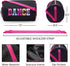 Dance Duffle Bag for Girls, Water-resistant Kids Travel Bag with Adjustable Carry On and Handy Pouch, Dance Accessories For Girls -Black One Size...