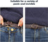 12 Pieces Button Waist Extender Stretch Waistband Extender Elastic Metal Button Extender for Women and Men Jeans Collar Cuffs Pants Supplies...