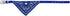 Crystal Studded Blue Bandana Pet Accessory - Hypoallergenic Polyester for Male and Female Dogs - Small Size Fits Chihuahua, Yorkie, Mini Breeds - ...