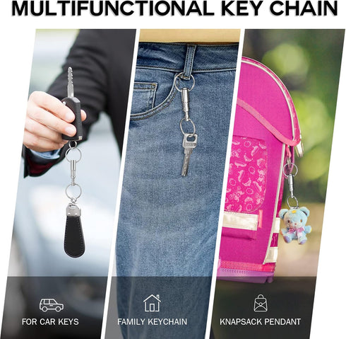 eBoot Detachable Pull Apart Key Rings Keychains (2 Pack)...