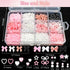 BELICEY 3D Bow Nail Charms 600PCS Flowers Nail Charm Pink&White Flatback Pearls Beads Star Heart Bowknot Cute Nail Charms Nail Supplies Accessorie...