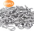 Aylifu Ceiling Screw Hooks, 100 Pieces 1/2 Inch Cup Hooks Screw-in Hooks for Hanging Plants Mug Cup, Silver...