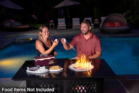 Hershey's S'mores Caddy, Store All Essentials for Making S'mores, S'mores on the Go, Camping Essentials, Ideal for Picnics and Tailgating, Removab...