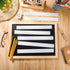 24 Pieces Magnetic Strips Retro Magnetic Border for Classroom Whiteboard Bulletin Board Decorative Magnetic Strips with Adhesive Magnetic Borders ...