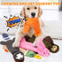 FIREOR Dog Squeak Toys, No Stuffing Plush Crinkle Water Bottle Dogs Chew Toy for Small Medium Large Breed Chewer Squeaky Tough Durable Puppy Teeth...