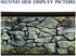 Fish Backgrounds Paper Double Sides 3D Stone & Trees Aquarium Background Picture 19" x 48" Fish Tank Background...