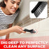 Scrub Brush Set of 3pcs - Cleaning Shower Scrubber with Ergonomic Handle and Durable Bristles - Grout Cleaner Brush - Scrub Brushes for Cleaning B...
