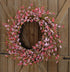 Bibelot 18inch Artificial Forsythia Flower Wreath, All Year Around Wreath for Front Door, Wedding Window Home Wall Indoor Front Door Decor (Pink, ...