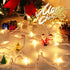 Clear Christmas Lights 33FT 100 Incandescent Bulbs Warm White Mini Lights with White Wire for Christmas Tree, Garland, Thanksgiving, Wedding, Part...