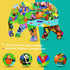 Puzzles for Kids Ages 8-10, 96 Pieces Koala and 200 Pieces Elephant Jigsaw Puzzles Unique Irregular Pieces Gift for 4 6 8 10 Years Old Boys and Gi...
