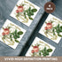 3dRose cst_178817_3 French Pink Rose Vintage-Ceramic Tile Coasters, Set of 4...