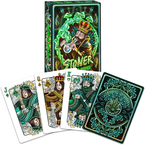 High Psychedelic Paper Playing Cards Beach Pool Cruise Home Lake Indoor Camping Accessories Birthday Gifts for Women Men Adults Cool Trippy Board ...