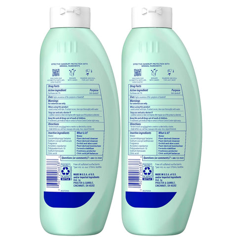 Head & Shoulders BARE Dandruff Shampoo, Sulfate Free Minimal Ingredients Anti Dandruff Shampoo, Soothing Hydration, Ecobottles with Less Plastic, ...