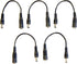 5 Pack of 6 Inch DC Coaxial Power Male to Female Barrel Plug Connector 5.5mm x 2.1mm Extension Patch Cable...