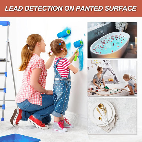 Lead Test Kit (20 Pcs Lead Check Swabs) Results in 20-Seconds by Using Water Only, No White Vinegar Required. Lead Test Strips for Home, Paints, D...