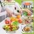 Steamer Basket, 3rd Generation Stainless Steel Vegetable Steamer with Extendable Handle for Cooking Food, Folding & Expandable Veggie Steamer Inse...