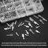 360 Pcs 2.8/4.8/6.3mm Male and Female Wire Spade Connectors, Quick Splice Electrical Wire Crimp Terminal Block Connectors with Insulating Sleeve K...