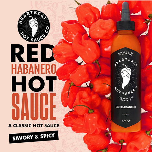 Heartbeat Hot Sauce Co. | Red Habanero, 6 oz....