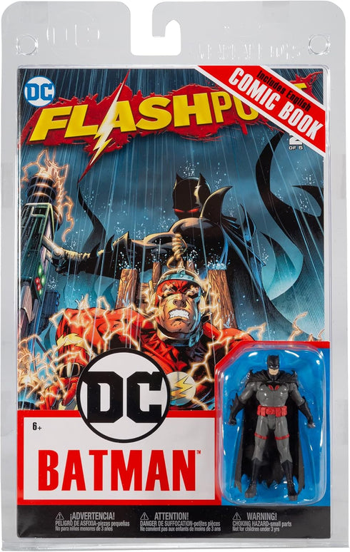 McFarlane Toys - DC Direct - 3IN Figure with Comic WV2 - Batman (Flashpoint)...