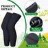 Geyoga 2 Pairs Compression Full Length Leg Sleeve Arm Sleeve for Men Women, Football (Black, Large)...