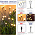 TONULAX Solar Garden Lights - New Upgraded Solar Swaying Light, Sway by Wind, Solar Outdoor Lights, Yard Patio Pathway Decoration, High Flexibilit...