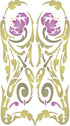 Art Nouveau Stencil, 16.5 x 4.5 inch - Classic New Art Border Stencils for Painting Template...