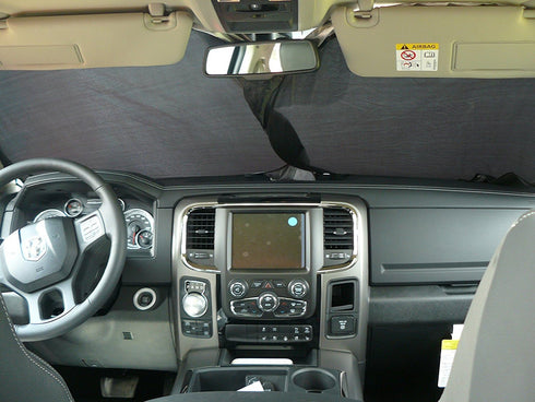 Windshield Sun Shade - Jumbo XL (70 x 35 inches) Car Window Shade - Easy to Use Folding Shade Nylon UV Protector - Keeps Car Cool - Pop-Up Style -...