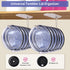 Tumbler Lid Organizer 2 PCS,Cup Lid Holder for Kitchen Cabinets,Silver Cup Lid Organizer for Kitchen...