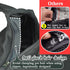 Dog Cat Sling Carrier, Adjustable Padded Shoulder Strap, with Mesh Pocket for Outdoor Travel (S - Up to 4 lbs, Black - Black)...