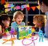 Robot Fidget Toys for Kids : 4 Pack LED Robotic Pop Tubes Telescopic Suction Cup Sensory Toy for 2 3 4 5 6 7 8 Year Old Boys Girls Christmas Birth...