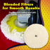 Wizards Finish Cut Buffing Pad - Velcro Backed, Blended Wool and Polyester, One-Step Buffer for Car Detailing - Cutting and Finishing Pad in One f...