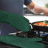 BPA-Free Silicone Oven Mitts Ultra Heat Resistant up to 500°F - Oven Mitts with Thick Cotton Liner - Long Slip Resistant Pot Holders, Flexible Ove...