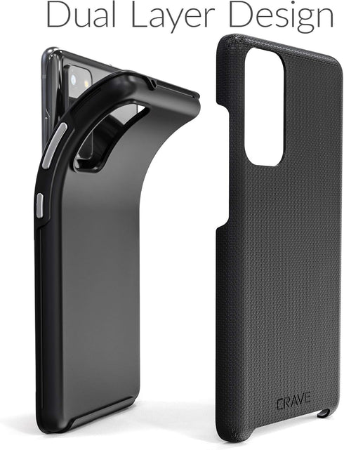 Crave Dual Guard for Samsung Galaxy S20 FE Case, Shockproof Protection Dual Layer Case for Samsung Galaxy S20 FE, S20 FE 5G - Black...