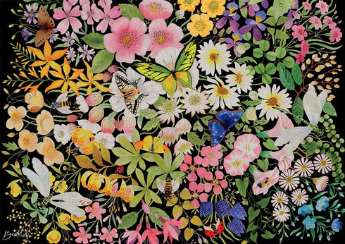 Buffalo Games - Bex Parkin - Night Blossoms - 500 Piece Jigsaw Puzzle for Adults Challenging Puzzle Perfect for Game Nights - Finished Puzzle Size...