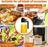 Oil Sprayer for Cooking, 2 in 1 Olive Oil Dispenser Bottle for Kitchen, 16oz/470ml Premium Glass Oil Bottle, Food-grade Oil Mister for Air Fryer, ...