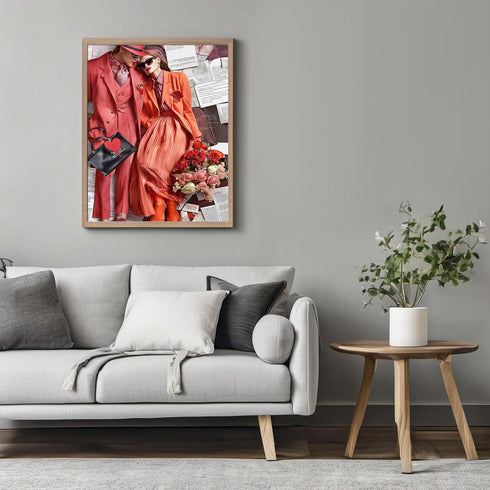 Posterizer 1 pcs-matching Valentine's day fashionable outfits cute poster -1-Romantic Art-Holiday Poster - Gift for Women, Fashionistas, Designer ...