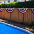 OZ American Bunting Flag, US Pleated Fan Bunting, Patriotic Banner, Fence Banner, Curtain Banner, 4th of July Flag-pack of 2...