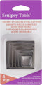 Sculpey Tools Stainless Steel 6 piece Square Cutter Set. Nested, graduated sizes, Great for use in all craft projects from jewlery, mixed media to...