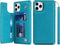 iCoverCase Compatible with iPhone 11 Pro Max Wallet Phone Case with Card Holder for Women, RFID Blocking Embossed PU Leather Wrist Strap Case for ...